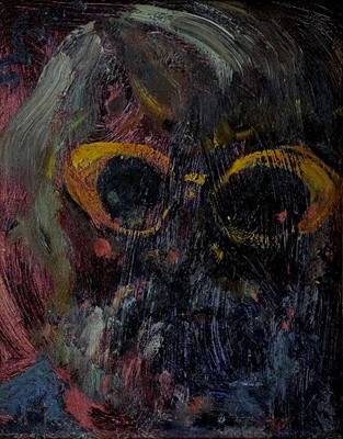 Lot 162 - Sven BERLIN (1911-1999) Yellow Spectacles Oil...