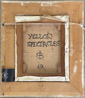 Lot 162 - Sven BERLIN (1911-1999) Yellow Spectacles Oil...