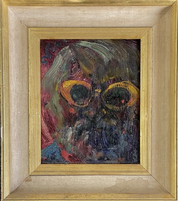 Lot 162 - Sven BERLIN (1911-1999) Yellow Spectacles Oil...