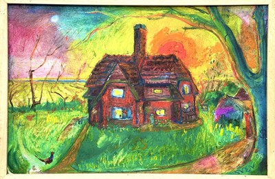 Lot 584 - Sven BERLIN (1911-1999) Old Keepers Cottage...