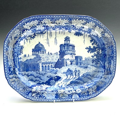 Lot 23 - A John Rogers and Son blue and white transfer...