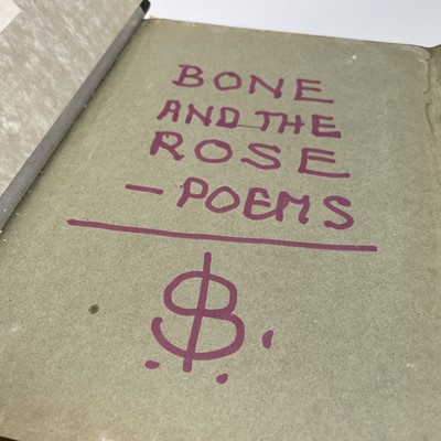 Lot 257 - Sven BERLIN (1911-1999) 'Bone & Rose Poems' A...
