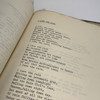Lot 257 - Sven BERLIN (1911-1999) 'Bone & Rose Poems' A...