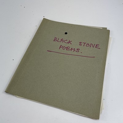 Lot 112 - Sven BERLIN (1911-1999) 'The Black Stone Poems'...