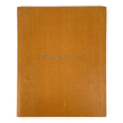 Lot 173 - The private stud book of A. C. W. Norman of Wilcote Manor