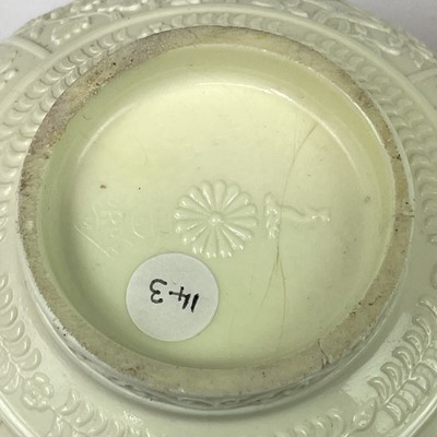 Lot 890 - A Sowerby glass Queen's Ivory ware bowl, with...