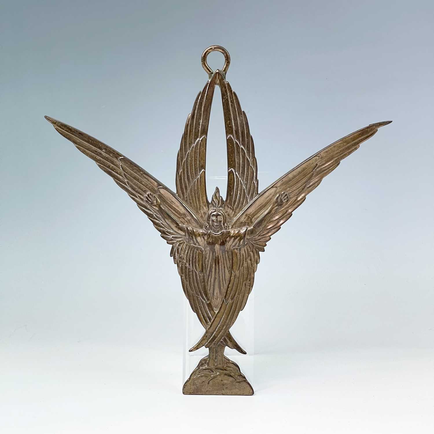 Lot 127 - An early 20th century bronze plaque of a...
