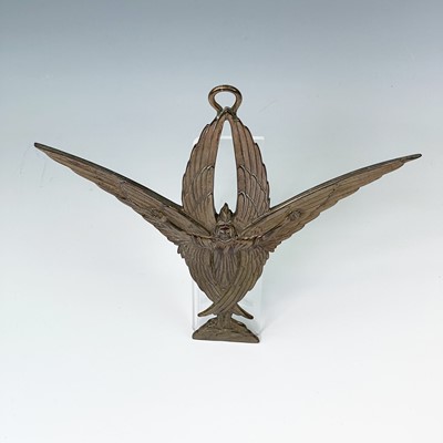 Lot 127 - An early 20th century bronze plaque of a...