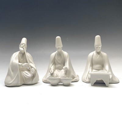 Lot 882 - Three Yildiz Imperial porcelain figures of...
