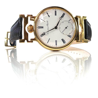 Lot 393 - An unusual International Watch Co gold plated...