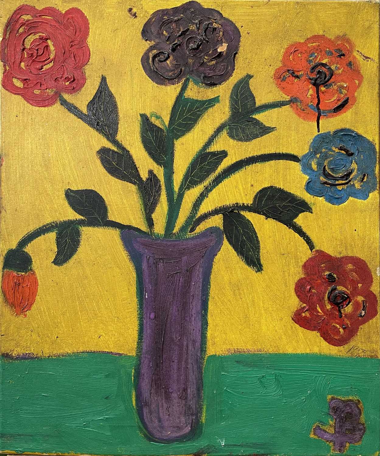 Lot 336 - Julia BERLIN (1942-2021) Still Life Flowers...