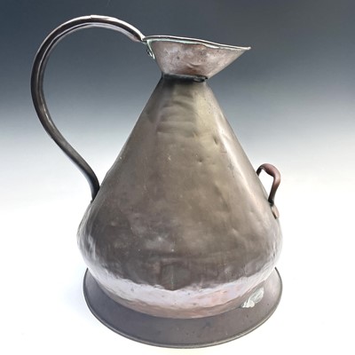 Lot 97 - An early 19th century copper four gallon...