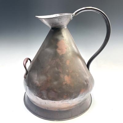 Lot 97 - An early 19th century copper four gallon...