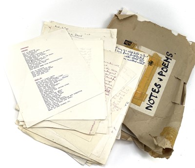 Lot 383 - Sven BERLIN (1911-1999) Two folders of loose...