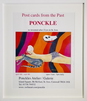 Lot 438 - PONCKLE (1934-2012) Ponckle Exhibition poster...