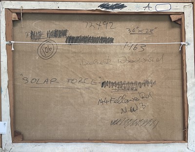 Lot 637 - Derek WOODWARD (1923) Solar Force Oil on...