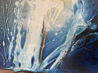 Lot 637 - Derek WOODWARD (1923) Solar Force Oil on...
