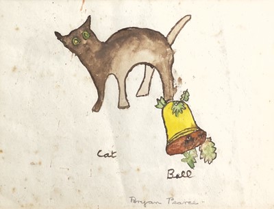 Lot 61 - Bryan PEARCE (1929-2006) Cat and Bell...