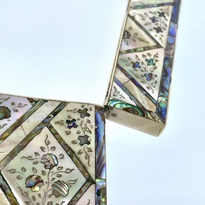 Lot 273 - A 19th century mother of pearl and abalone...