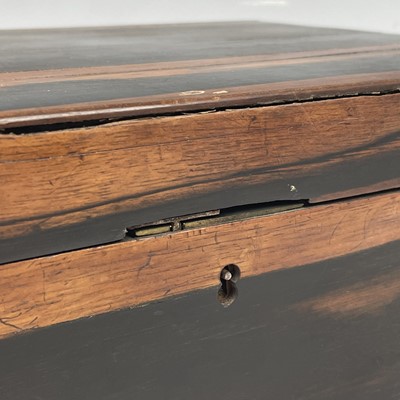 Lot 13 - An Indian coromandel wood rectangular casket,...