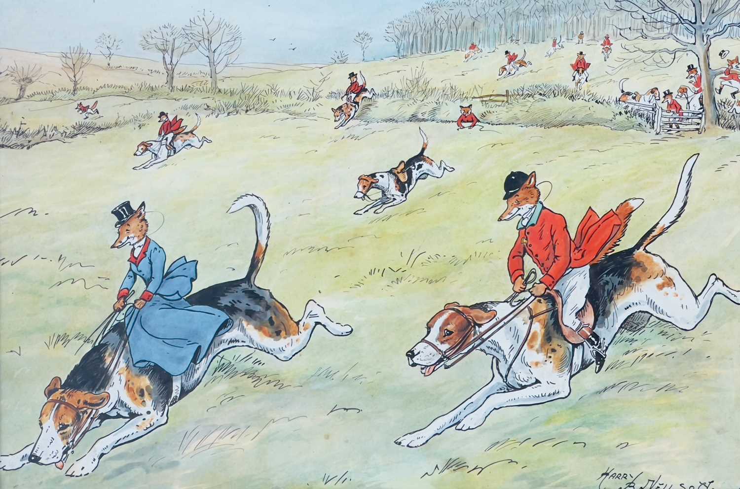 Lot 502 - HARRY B. NEILSON Illustrations. 'Fox...