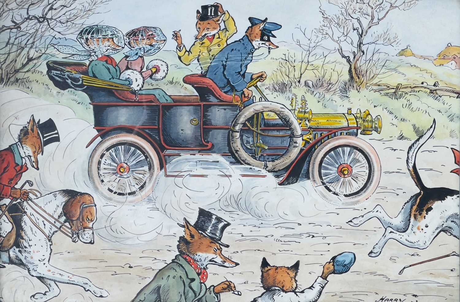 Lot 508 - HARRY B. NEILSON Illustrations. 'Foxes...