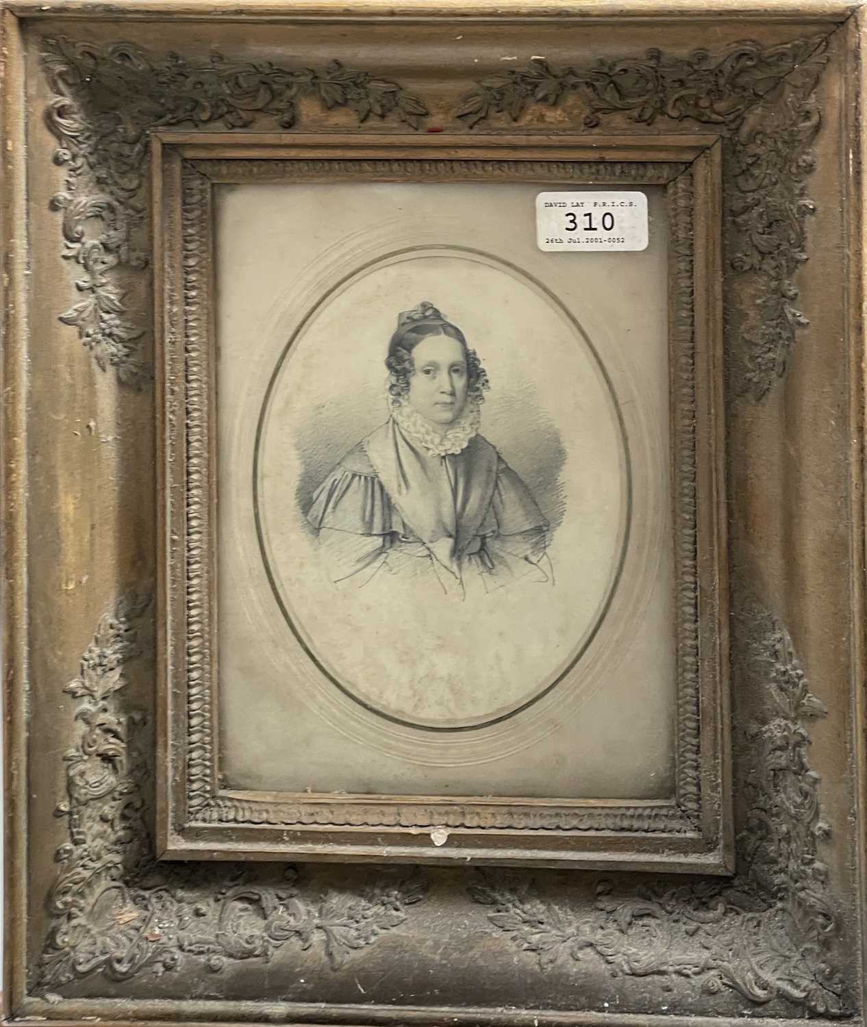 Lot 1448 - English School 19th century Portrait of a