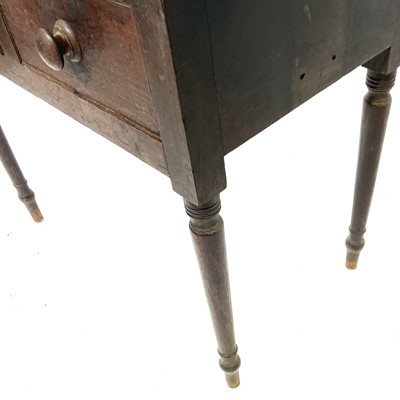 Lot 149 - A mid 19th century oak side table, formerly a...