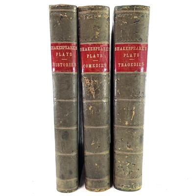 Lot 1117 - WILLIAM SHAKESPEARE. 'The Plays of.....,'...