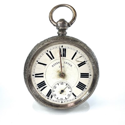 Lot 422 - A Victorian silver Patent Lever pocket watch...