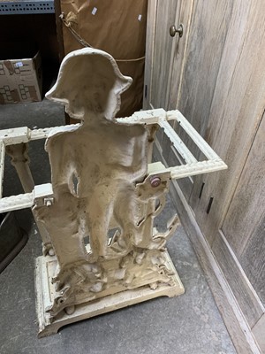 Lot 171 - A Victorian white painted stick stand...