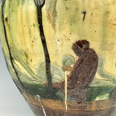 Lot 809 - A Flemish Art Nouveau pottery vase, by Leo...