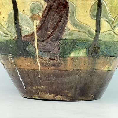 Lot 809 - A Flemish Art Nouveau pottery vase, by Leo...