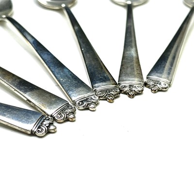 Lot 40 - A set of mid-century silver teaspoons by...