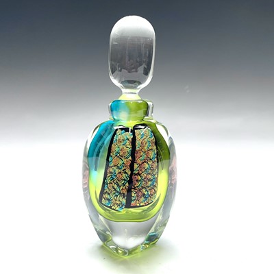 Lot 863 - An Anne Clifton art glass scent Gem bottle,...