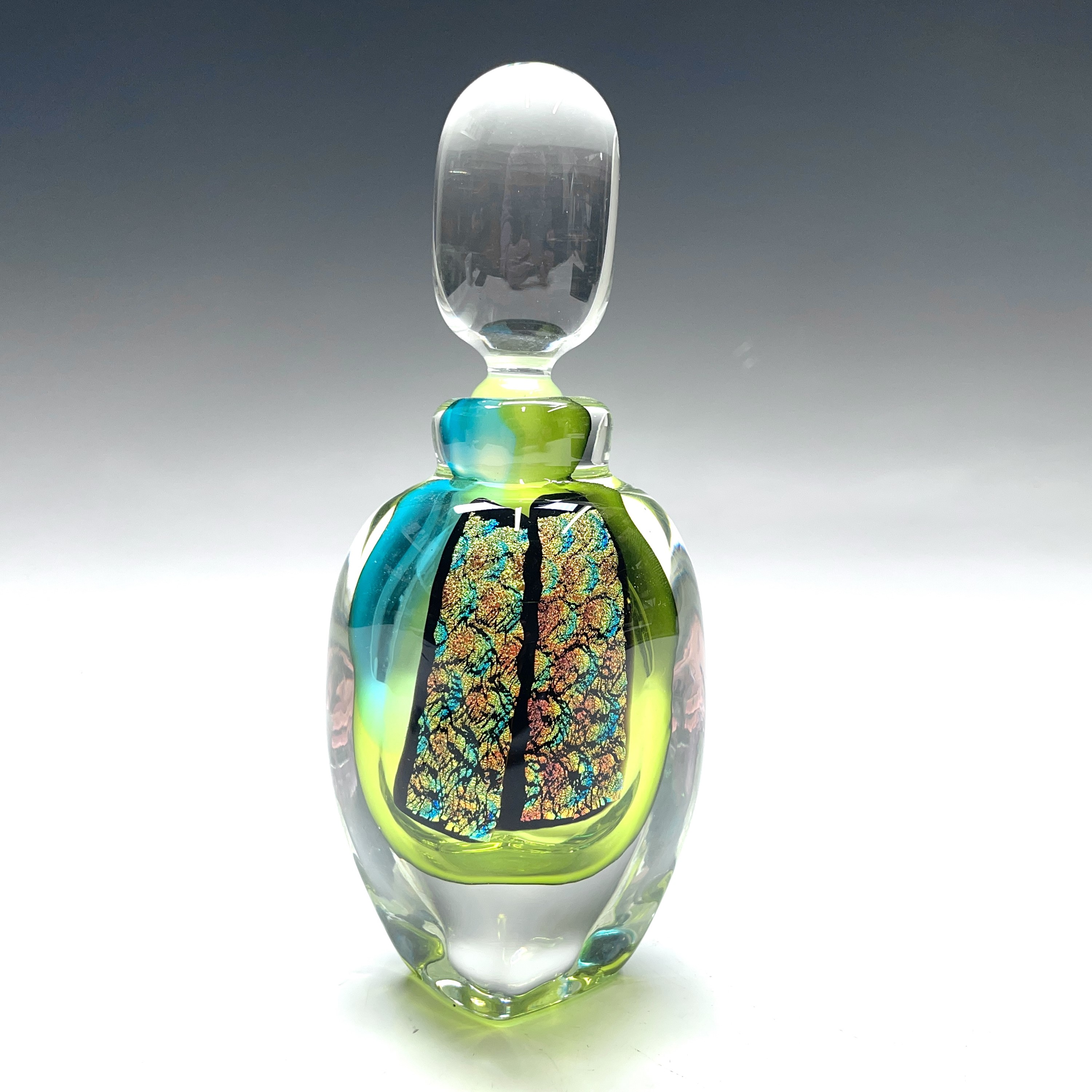 Lot 863 - An Anne Clifton art glass scent Gem bottle,