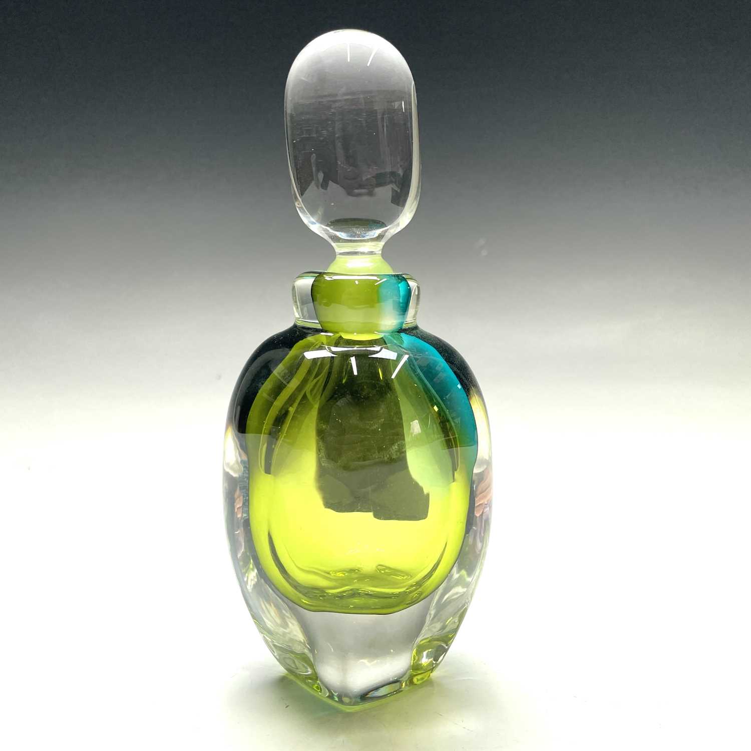 Lot 863 - An Anne Clifton art glass scent Gem bottle,