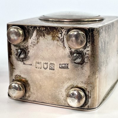 Lot 234 - A George V small silver cased travelling...