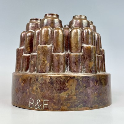 Lot 236 - A Victorian Benham & Froud copper jelly mould,...