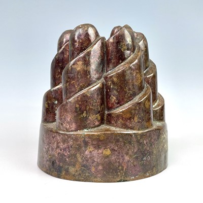 Lot 237 - A Victorian copper jelly mould, height 13cm,...