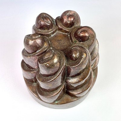 Lot 237 - A Victorian copper jelly mould, height 13cm,...