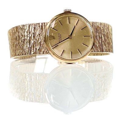 Lot 347 - A 1970's Rolex 9ct ladies automatic bracelet...