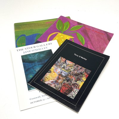 Lot 725 - Four books. 'Works 14 - Tony O'Malley'....