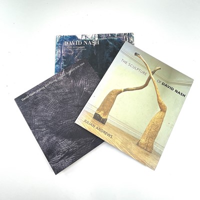 Lot 731 - Three books. 'David Nash. Making and Placing....