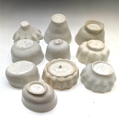 Lot 268 - Ten pottery jelly moulds. (10)