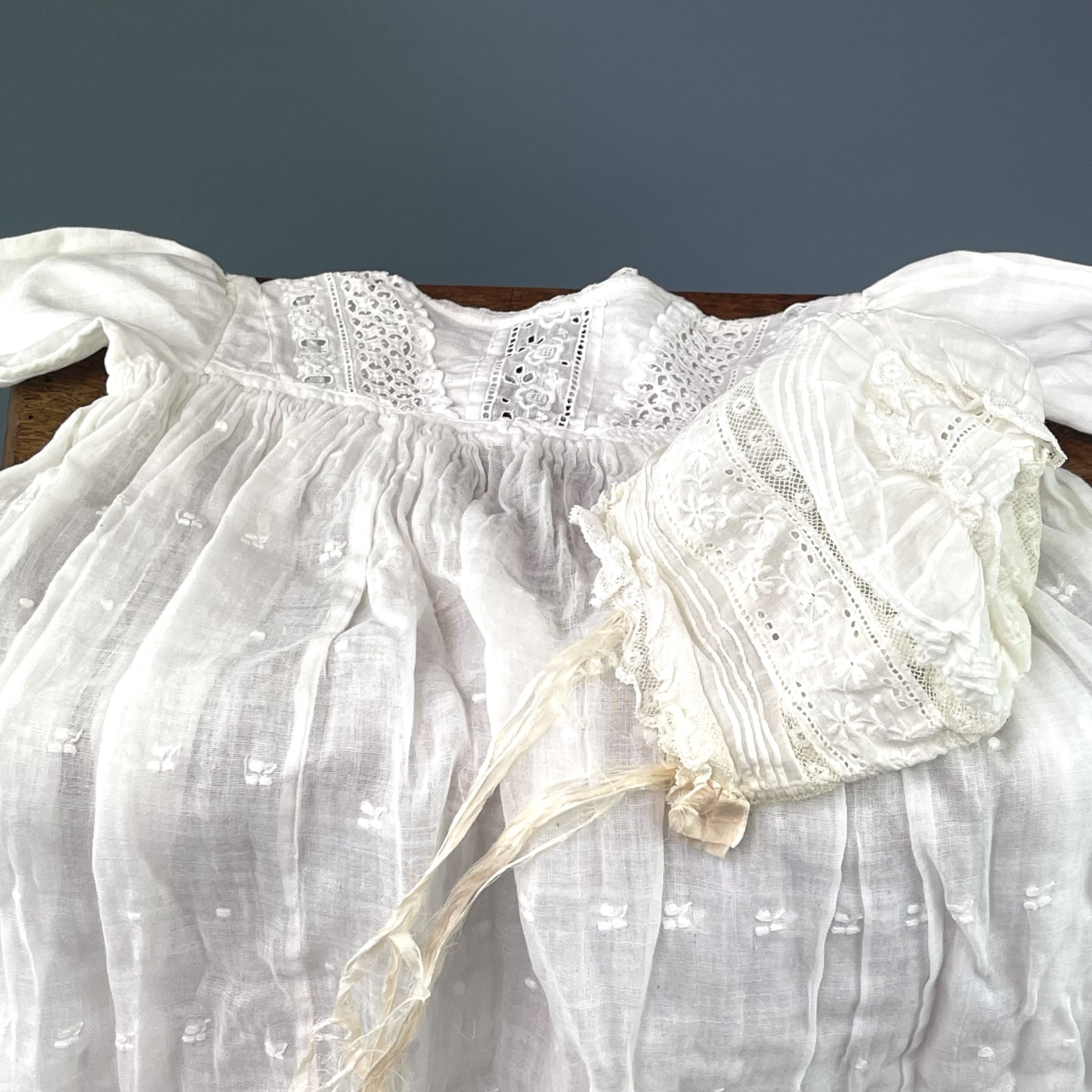 Lot 2806 A late 19th century girl's muslin nightgown,