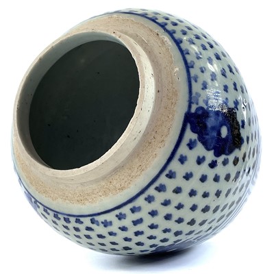 Lot 228 - A Chinese blue and white ginger jar, 18th...