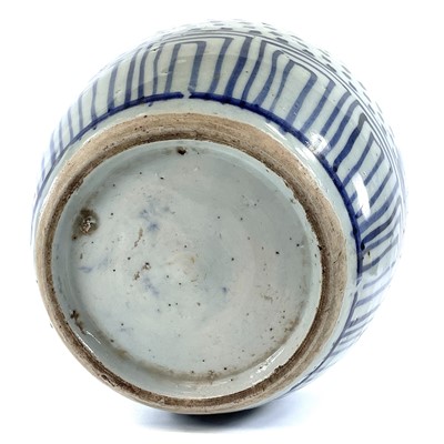 Lot 228 - A Chinese blue and white ginger jar, 18th...