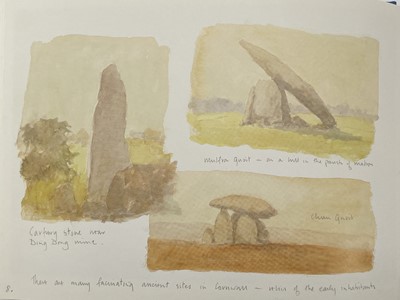 Lot 709 - 'Sketchbook of Cornwall'. John Miller....