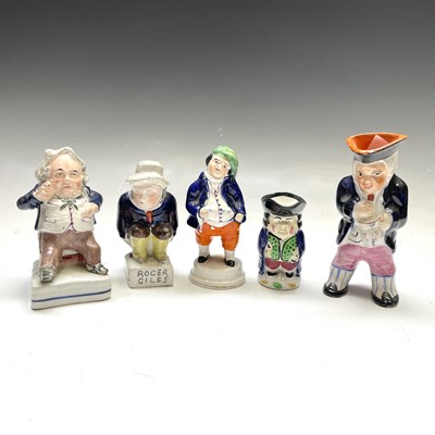 Lot 969 - A Victorian Staffordshire figure of Souter...